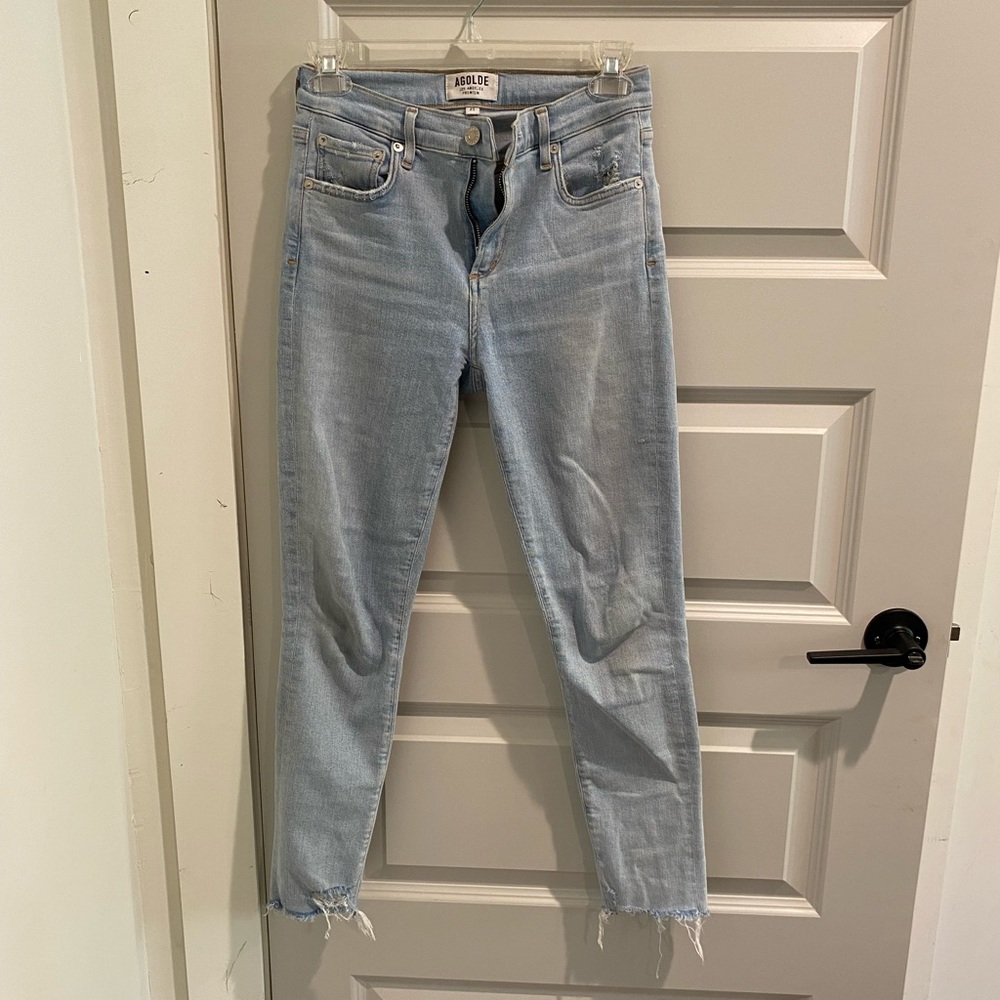 Agolde High Rise Skinny Jeans
